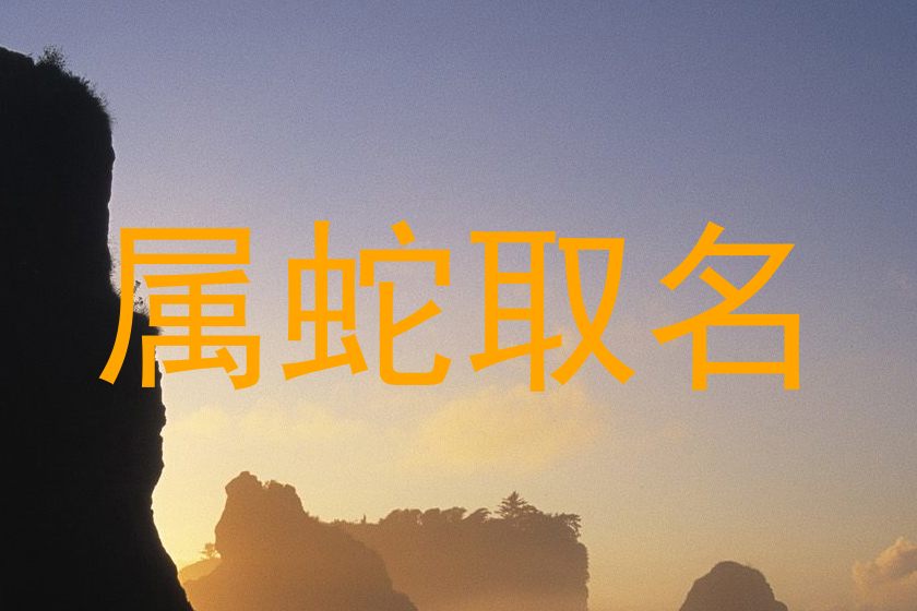 属蛇取名