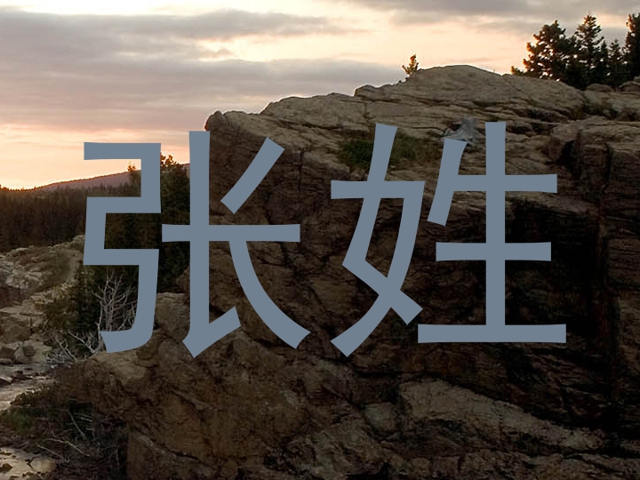 张姓