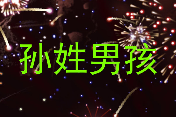 孙姓男孩