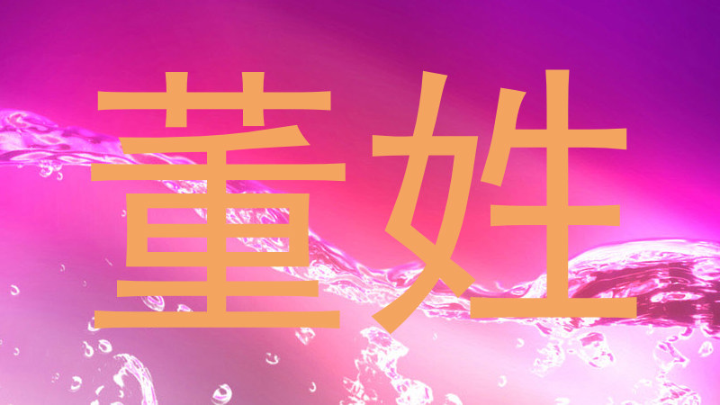 董姓