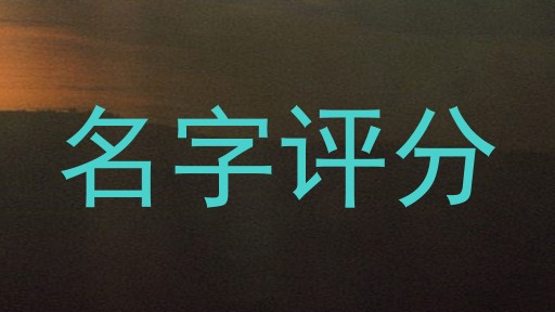 名字评分