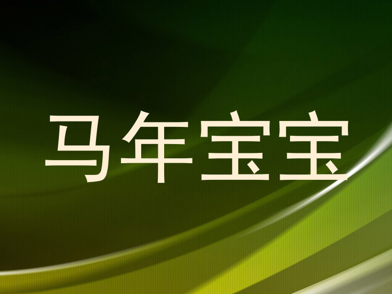 马年宝宝
