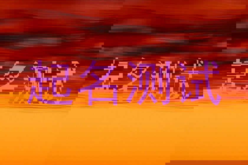 起名测试