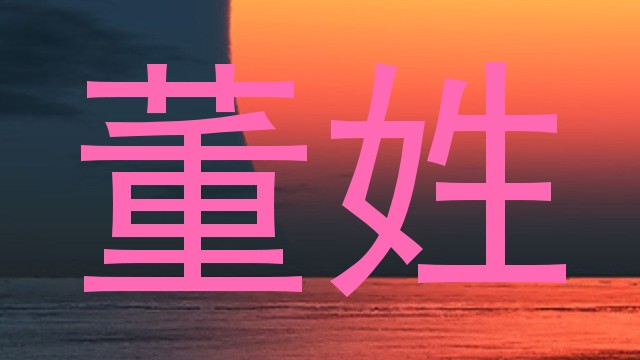 董姓