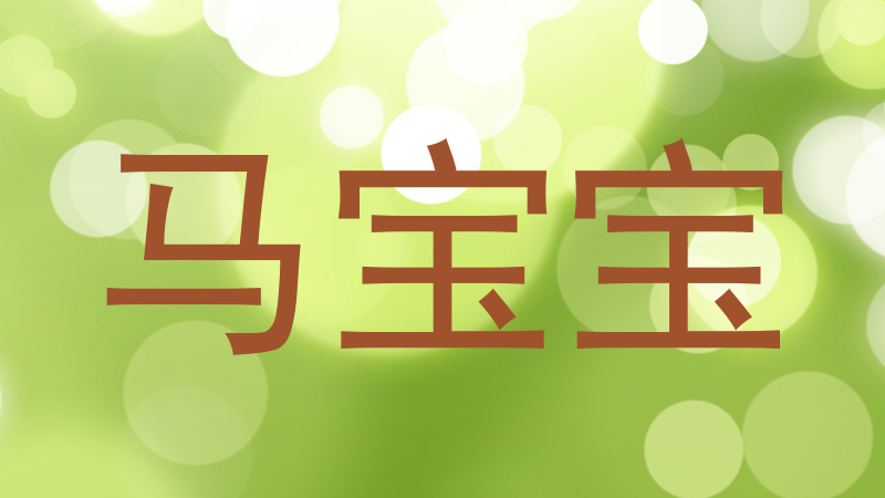 马宝宝