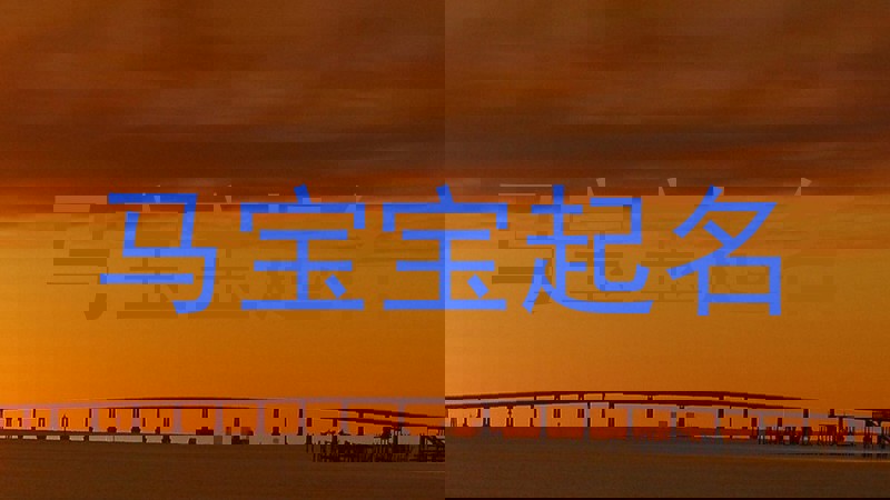 马宝宝起名