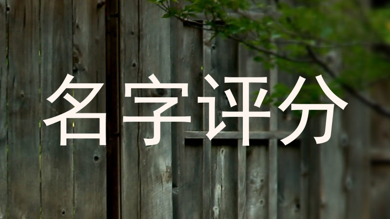 名字评分