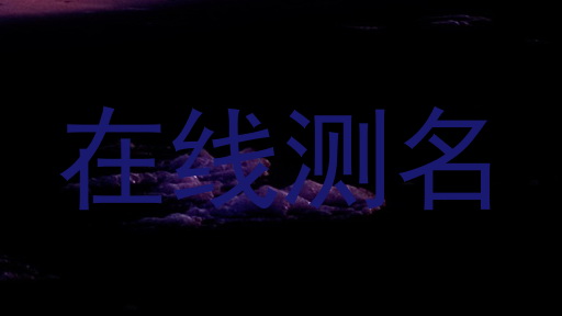 在线测名