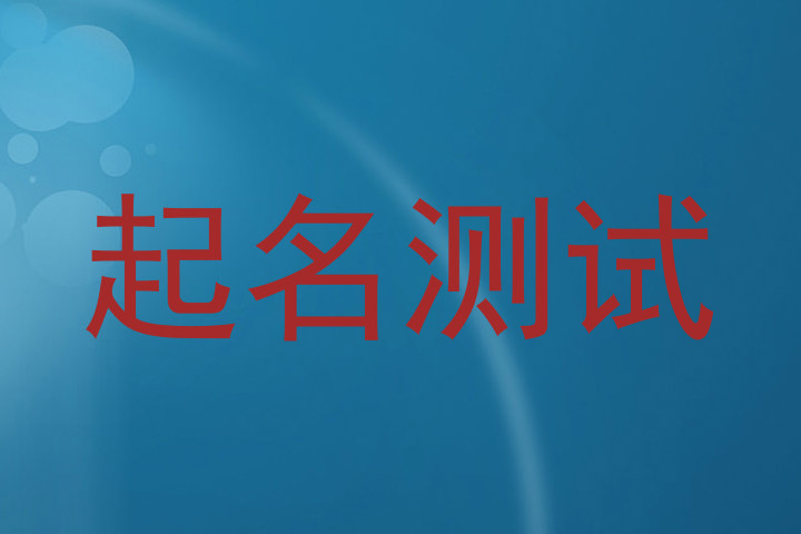 起名测试