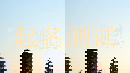 起名测试