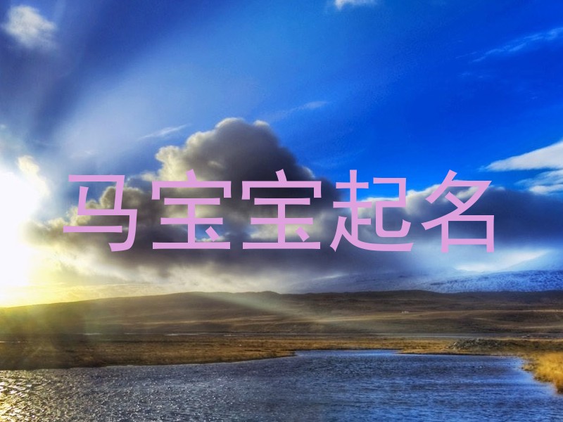 马宝宝起名