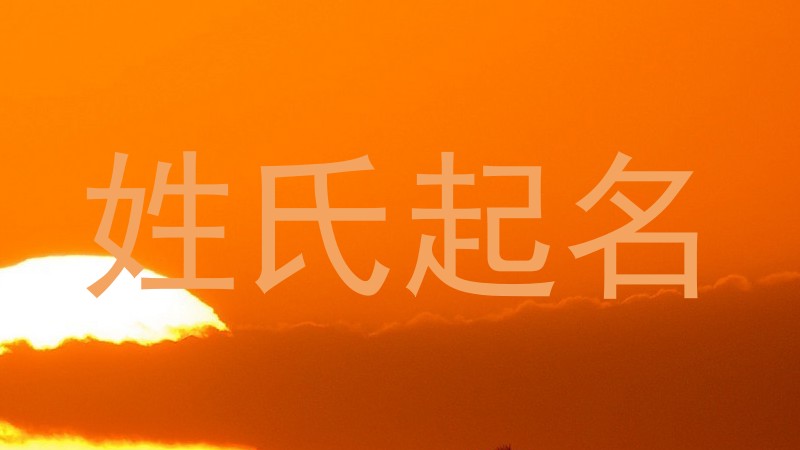 姓氏起名