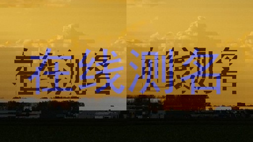 在线测名