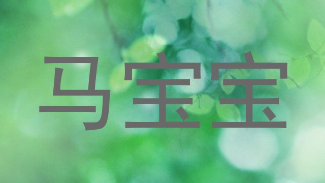 马宝宝
