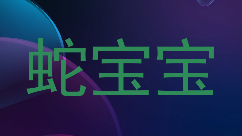 蛇宝宝