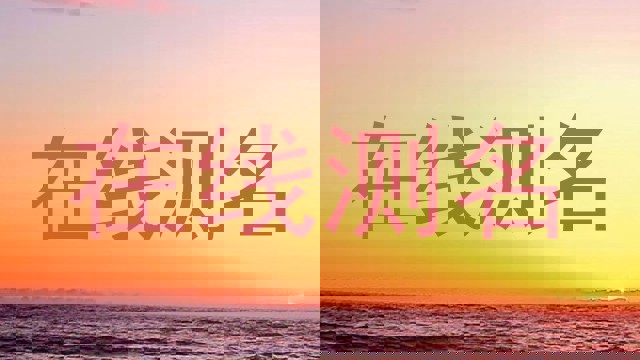 在线测名