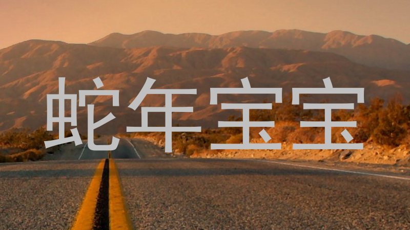 蛇年宝宝