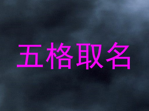 五格取名