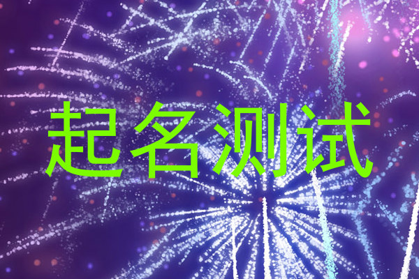 起名测试