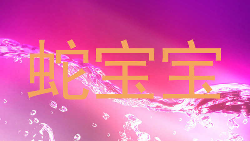 蛇宝宝