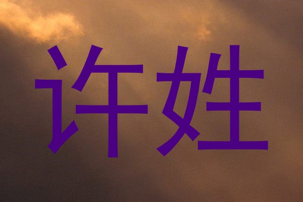 许姓