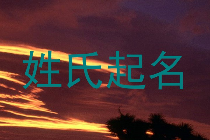 姓氏起名