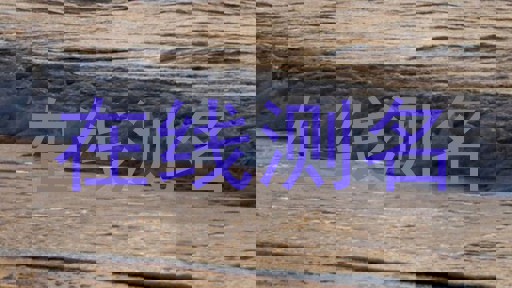 在线测名