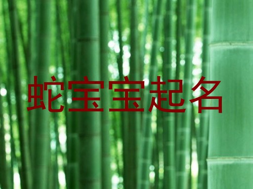 蛇宝宝起名