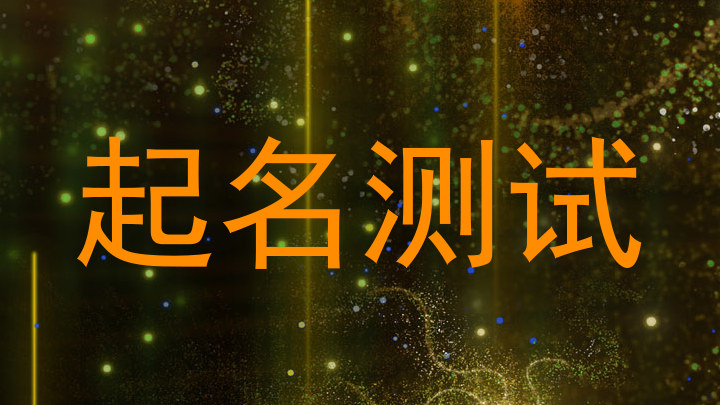 起名测试