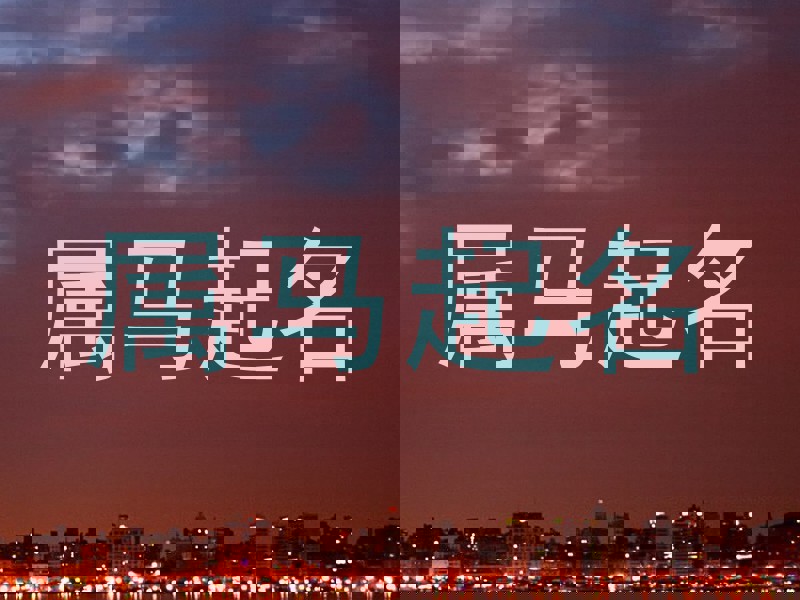 属马起名