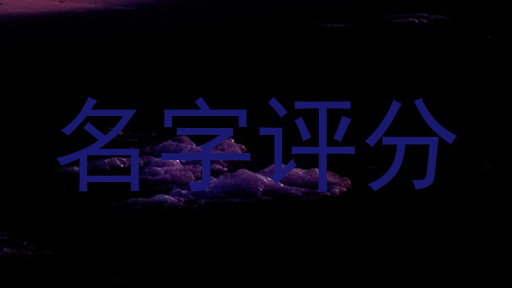 名字评分