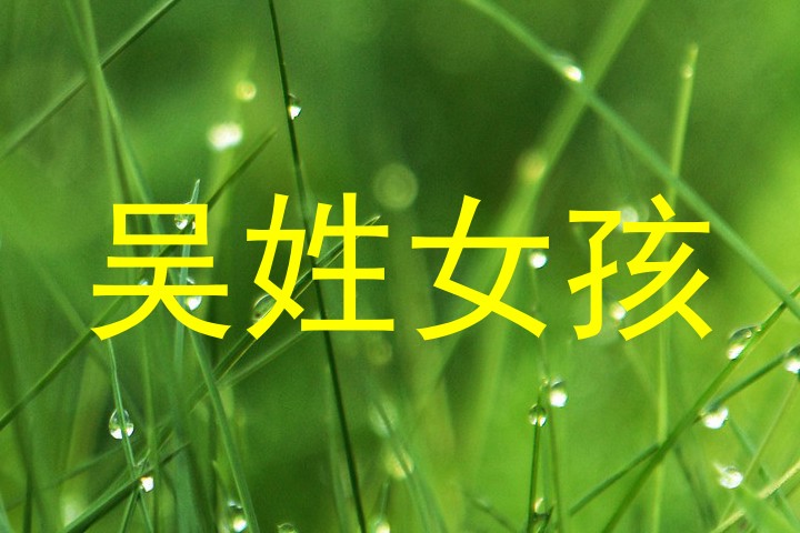 吴姓女孩