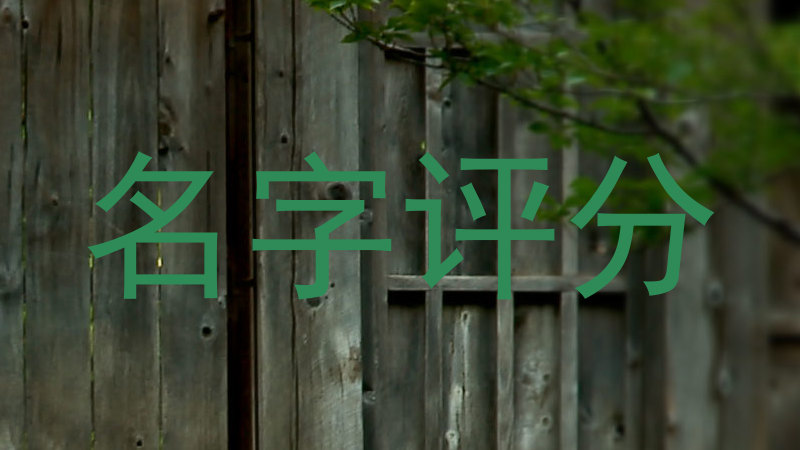 名字评分