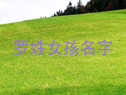 罗姓女孩名字