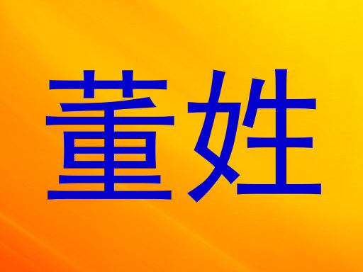 董姓