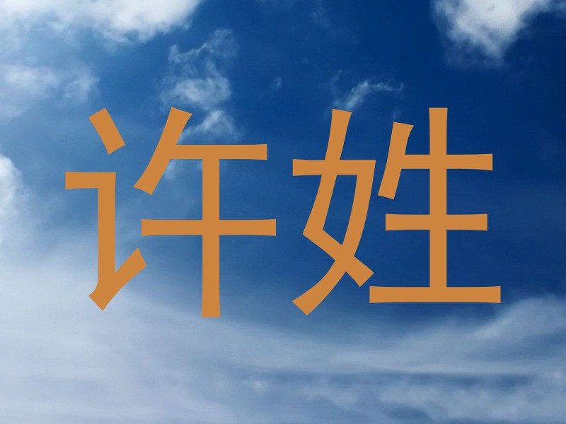 许姓