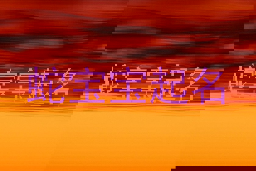 蛇宝宝起名