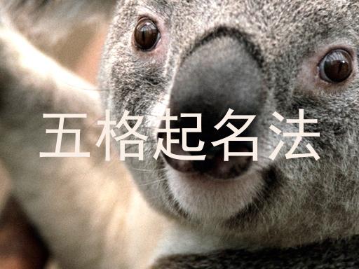 五格起名法