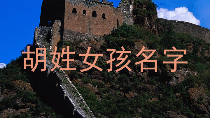 胡姓女孩名字