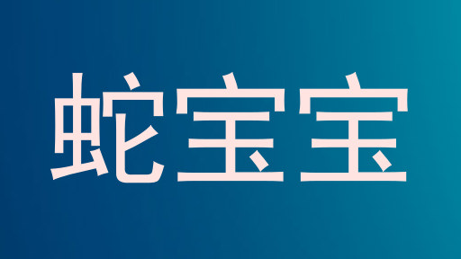 蛇宝宝