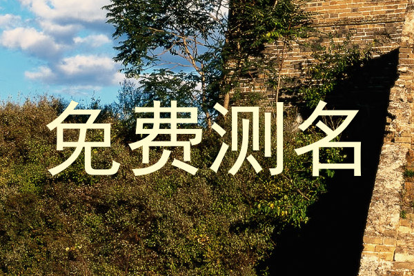 免费测名
