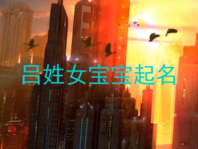 吕姓女宝宝起名