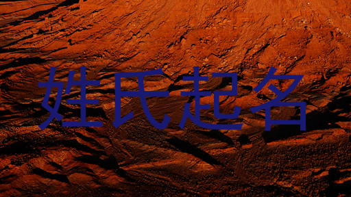 姓氏起名