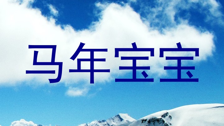 马年宝宝