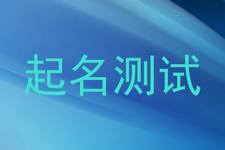起名测试