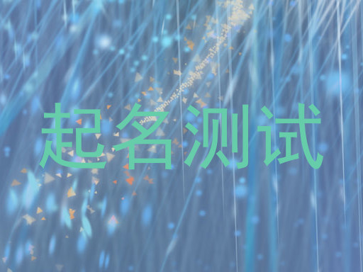 起名测试