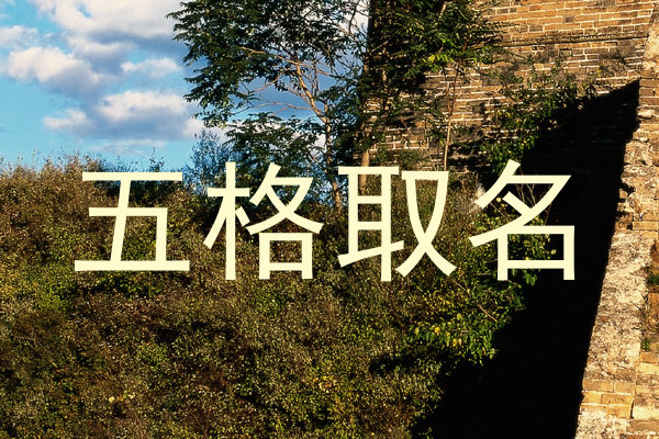五格取名