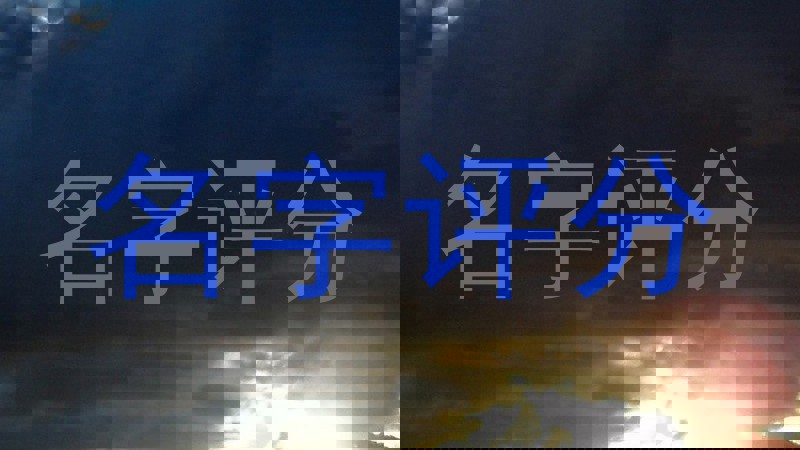 名字评分