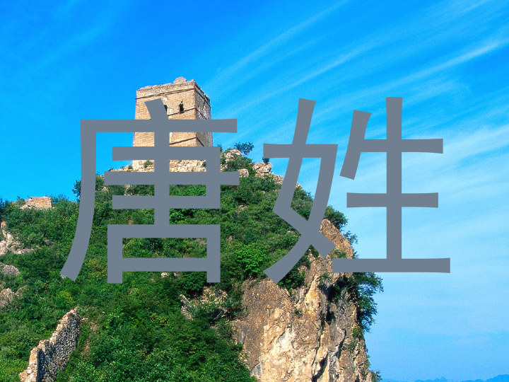 唐姓