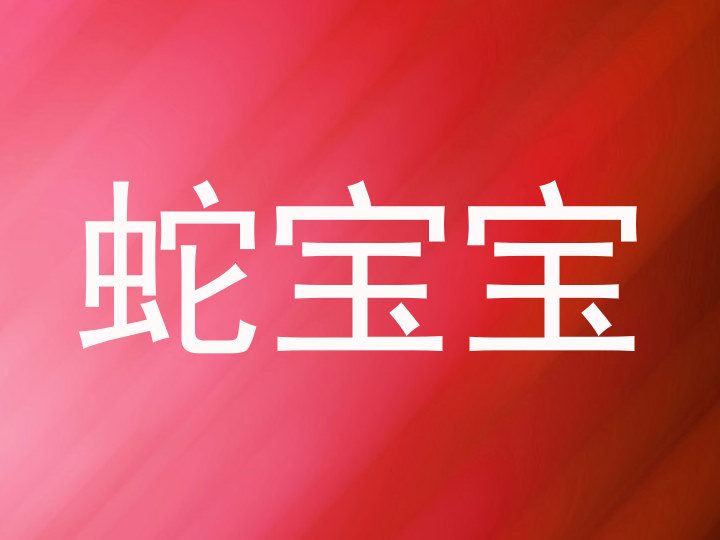 蛇宝宝